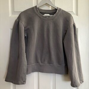 Madewell bell sleeve sweatshirt